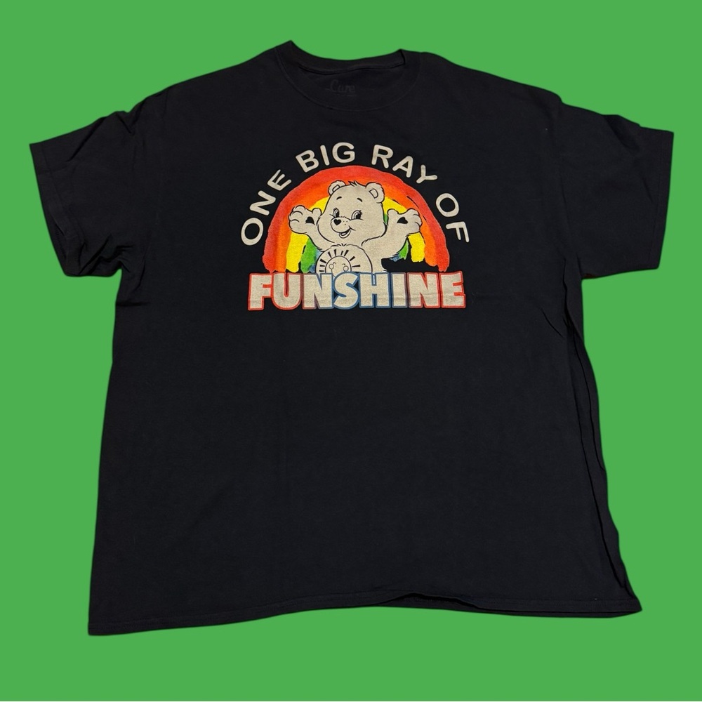 Care Bears I’m Just A Ray Of Funshine Sunshine Shirt 1980’s Bear Cute Rainbow